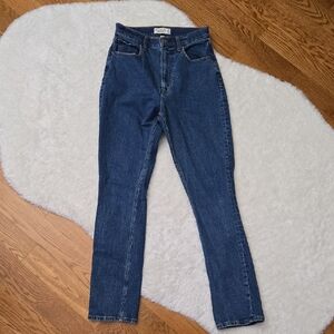 Abercrombie & Fitch The Slim Straight Ultra High Rise Jean, Womens 26/2